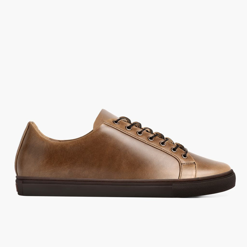 Premier Low Top Natural Leather Sneakers