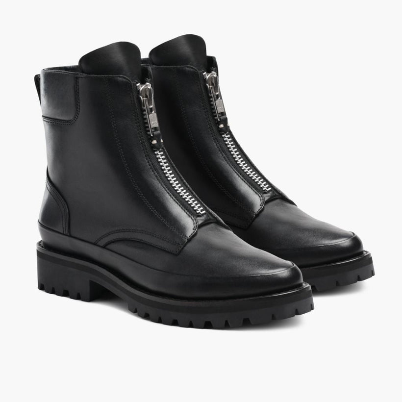 Ryder Black Leather Boots