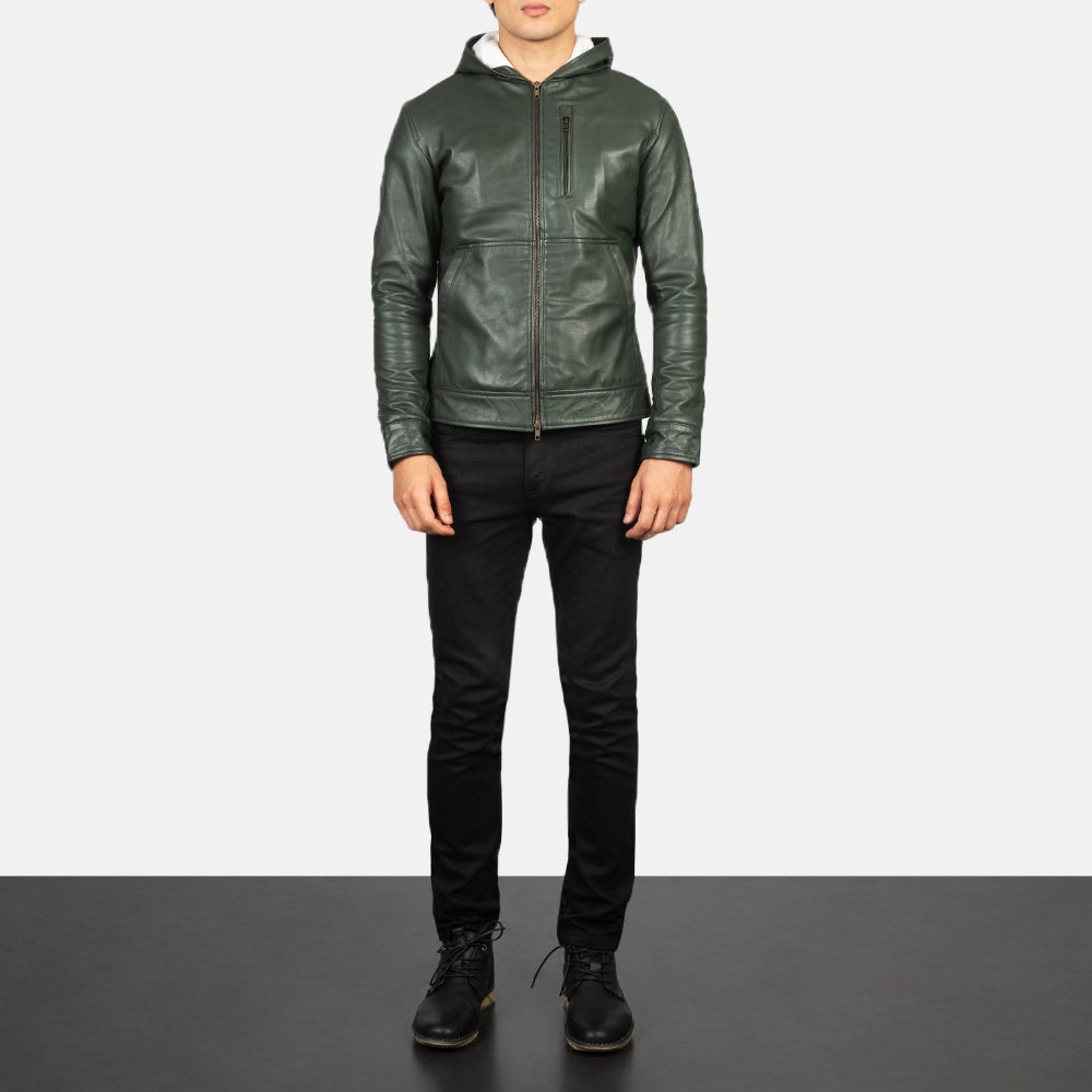 Baston Leather Bomber Jacket – alternate product view 3