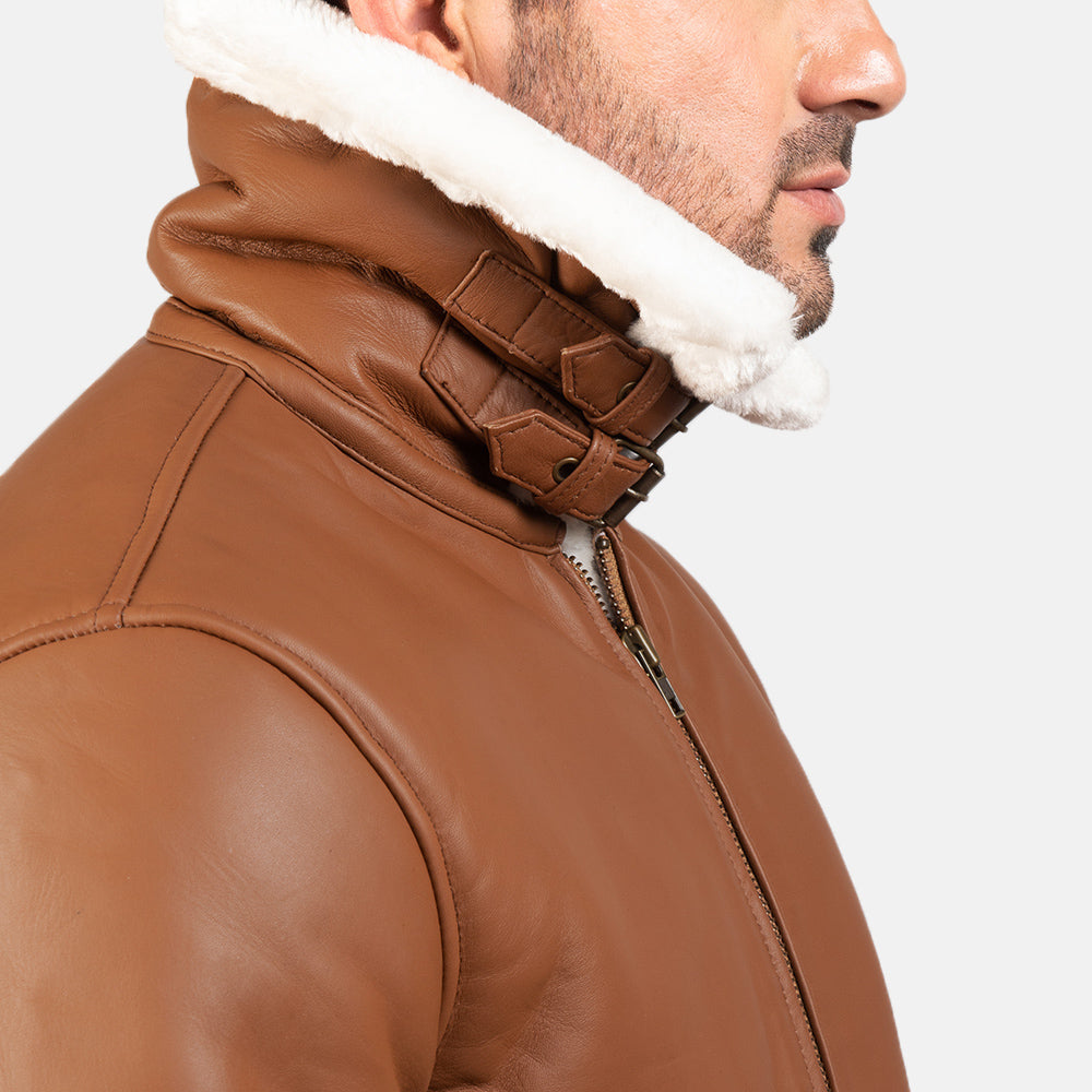 Francis B-3 Black Bomber Jacket – alternate product view 6