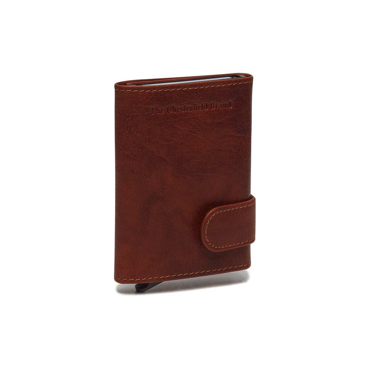 
Cognac Leather Card Holder Mannheim, detail view 6