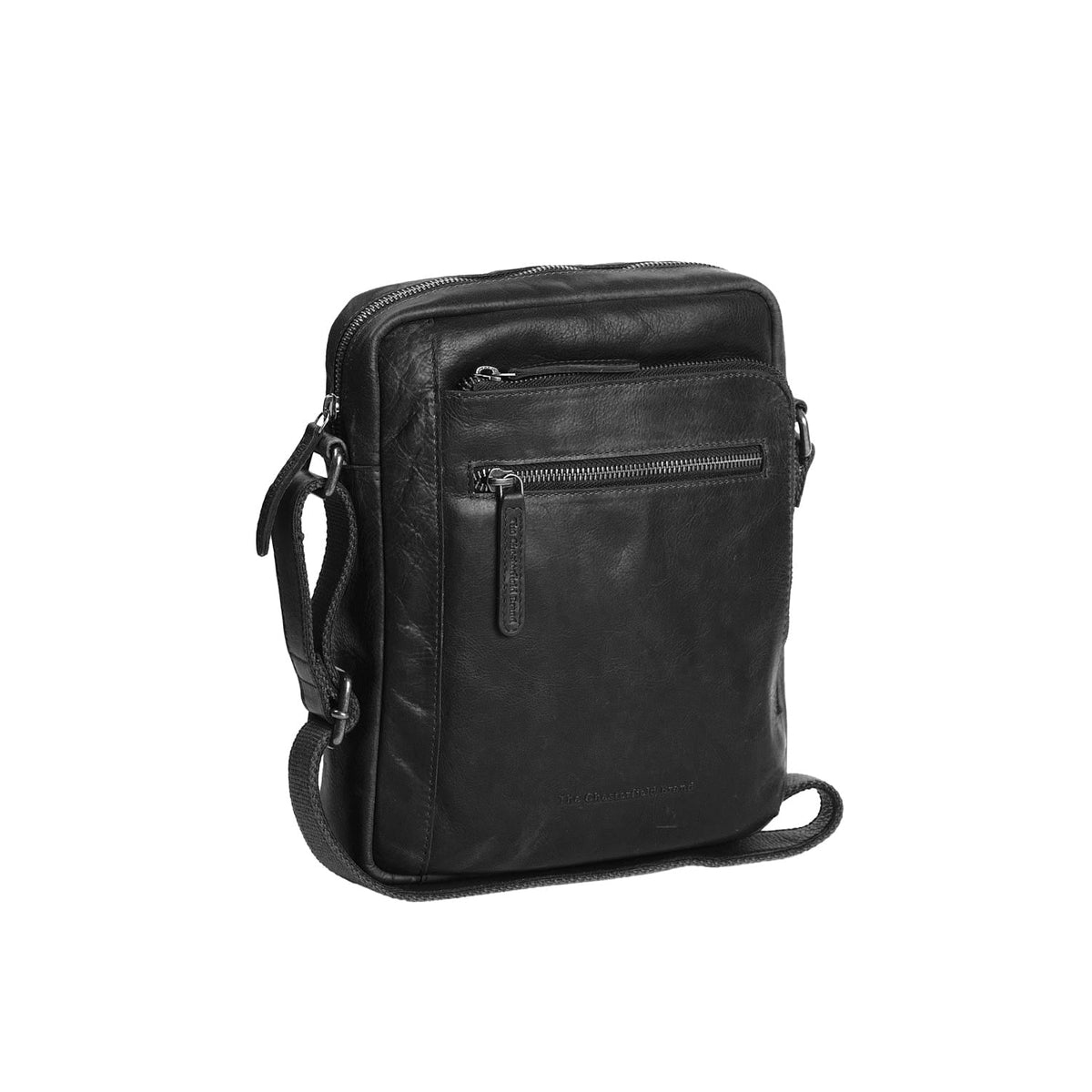 Dessau Full-Grain Leather Crossbody Bag in Classic 100% Full-Grain Leather - Full Exterior Front Profile View | Buy Online