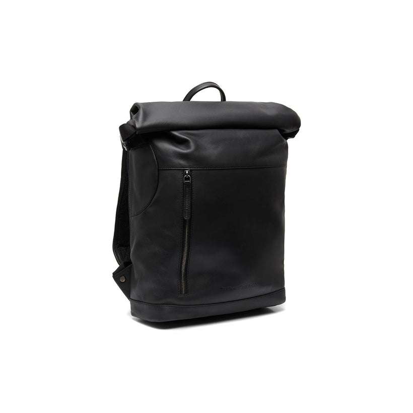 Mazara Full-Grain Leather Roll-top Backpack