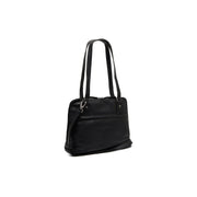 Belgrado Full-Grain Leather Shoulder Bag in Classic 100% Full-Grain Leather - Full Exterior Front Profile View | Buy Online