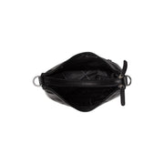 
Marle Full-Grain Leather Shoulder Bag - Structured Side Profile Showing Gusset Depth & Expansion Capacity