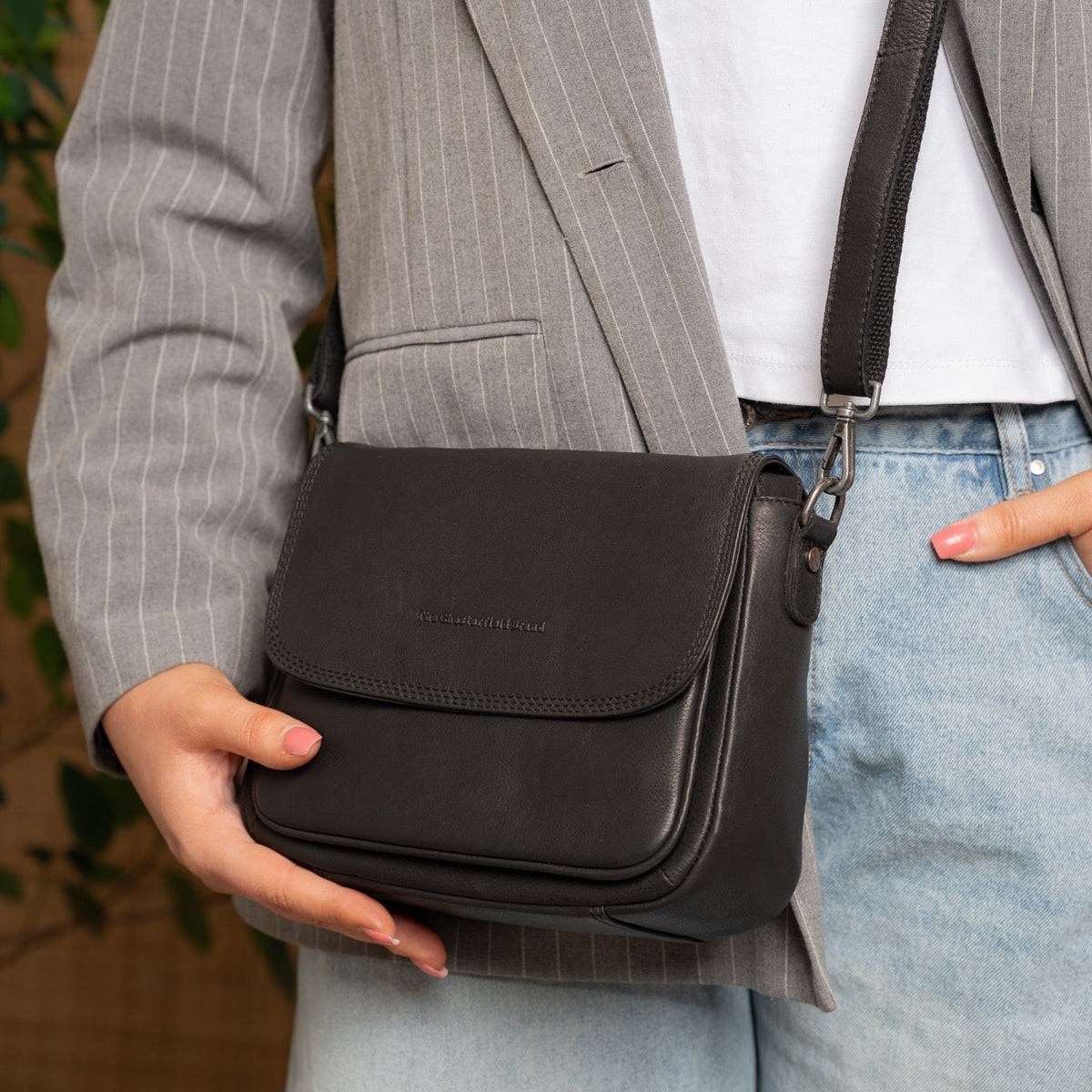 
Miloa Full-Grain Leather Shoulder Bag – alternate product view 3