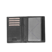 
Siem Full-Grain Leather Wallet - Structured Side Profile Showing Gusset Depth & Expansion Capacity