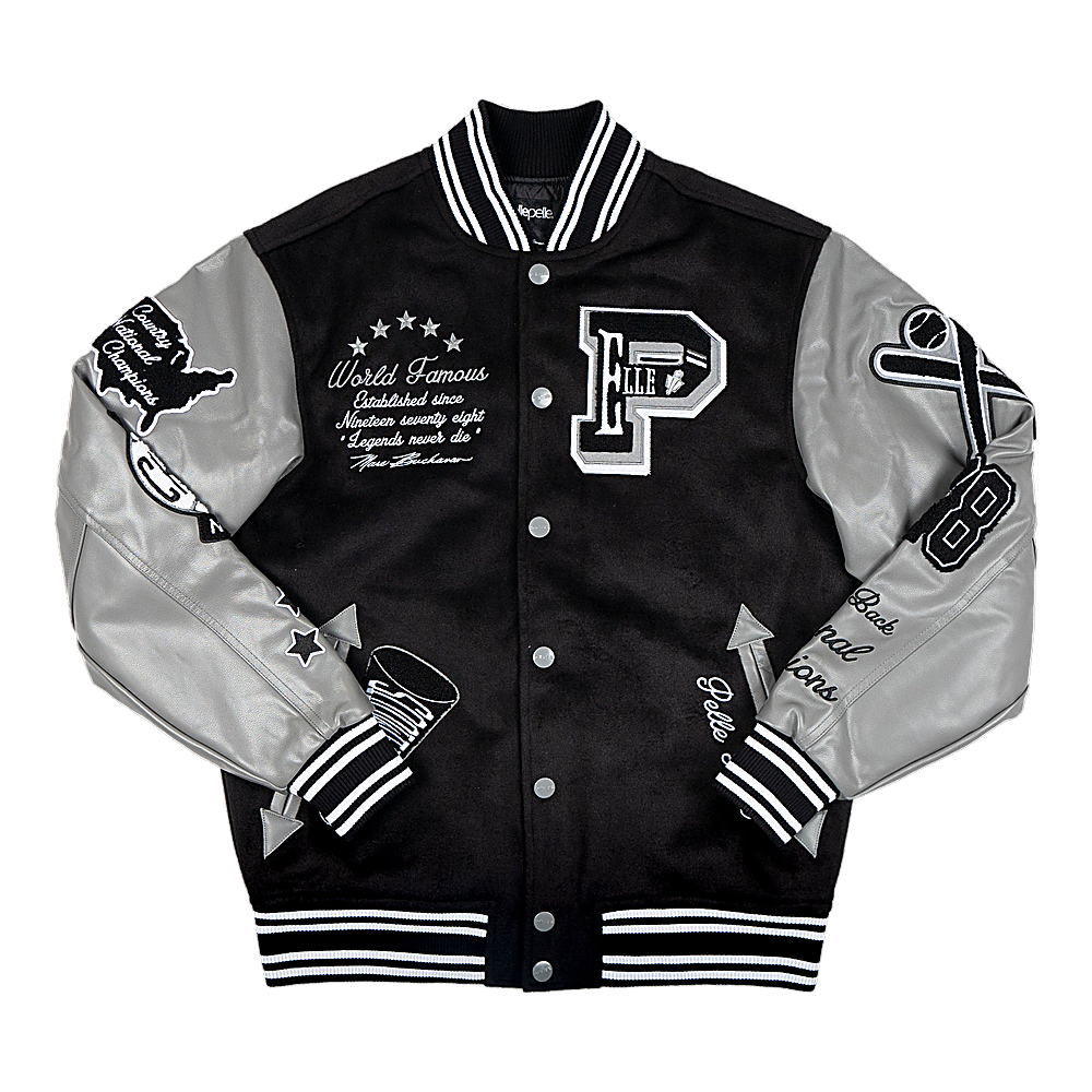 
World Famous Varsity Leather Jacket