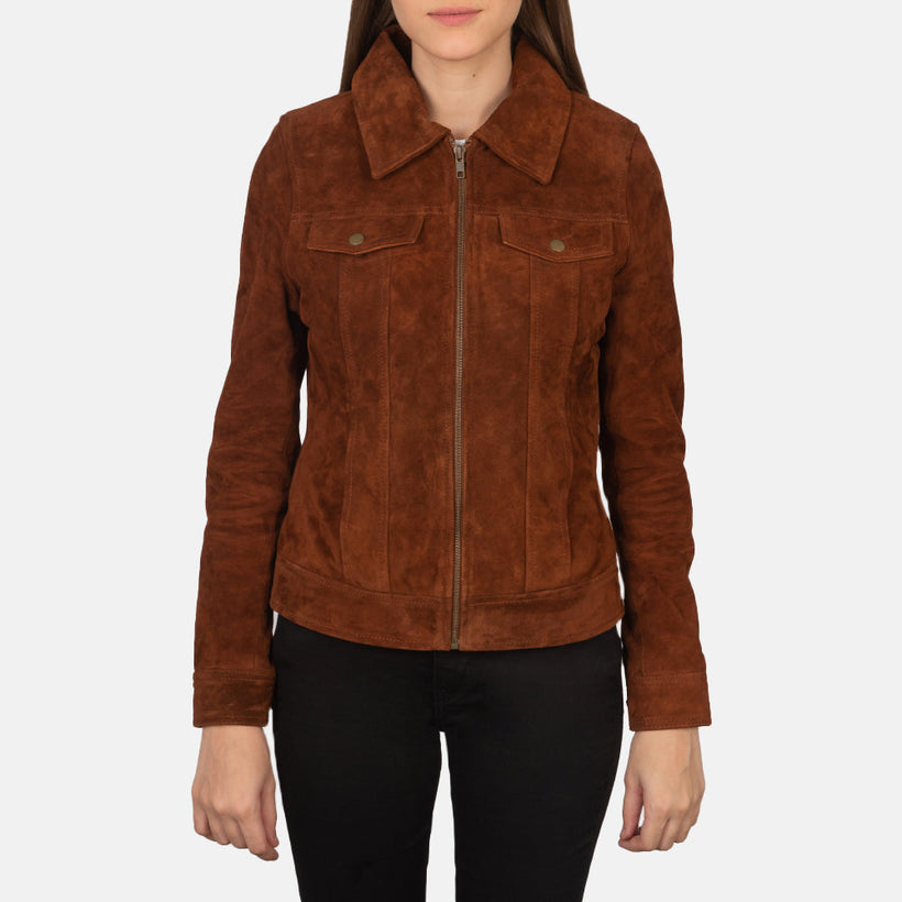 Suzy Trucker Brown Jacket